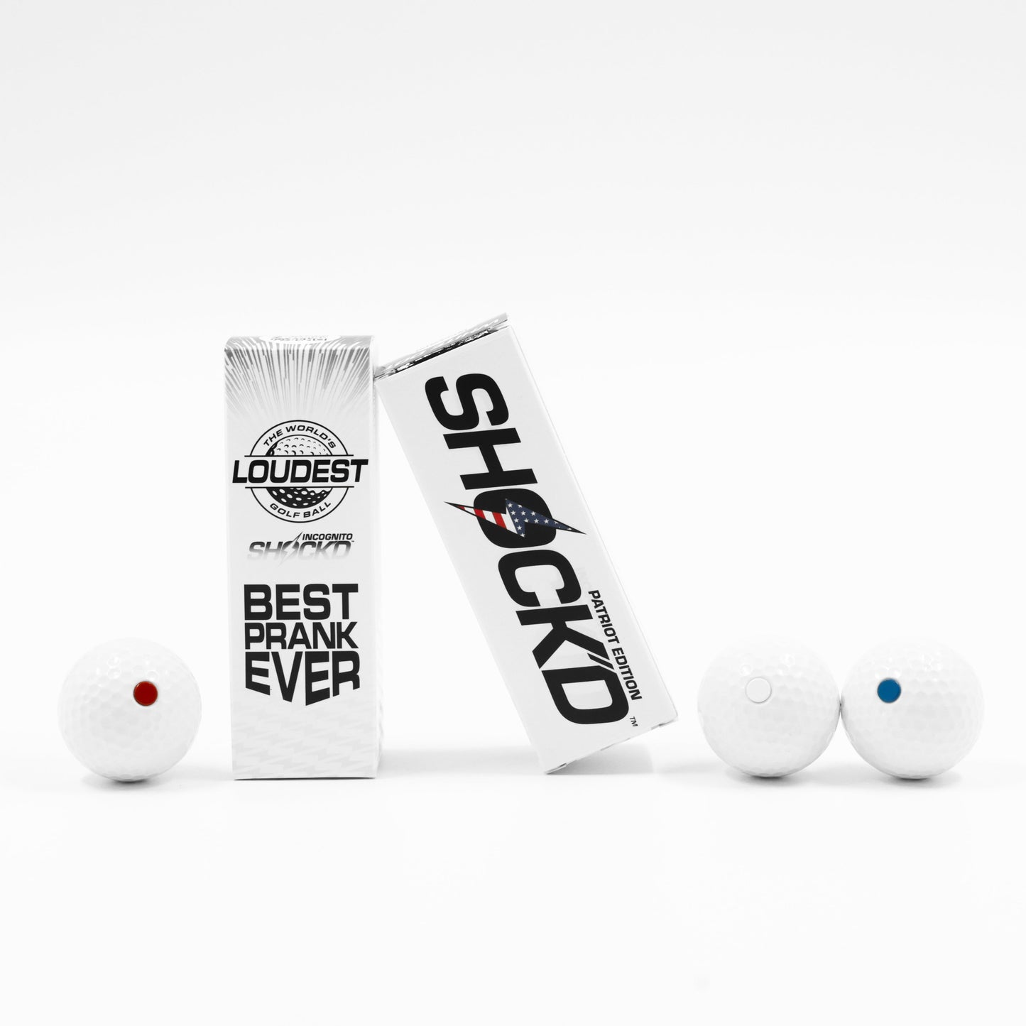 SHOCK'D Golf Balls - Patriot Edition