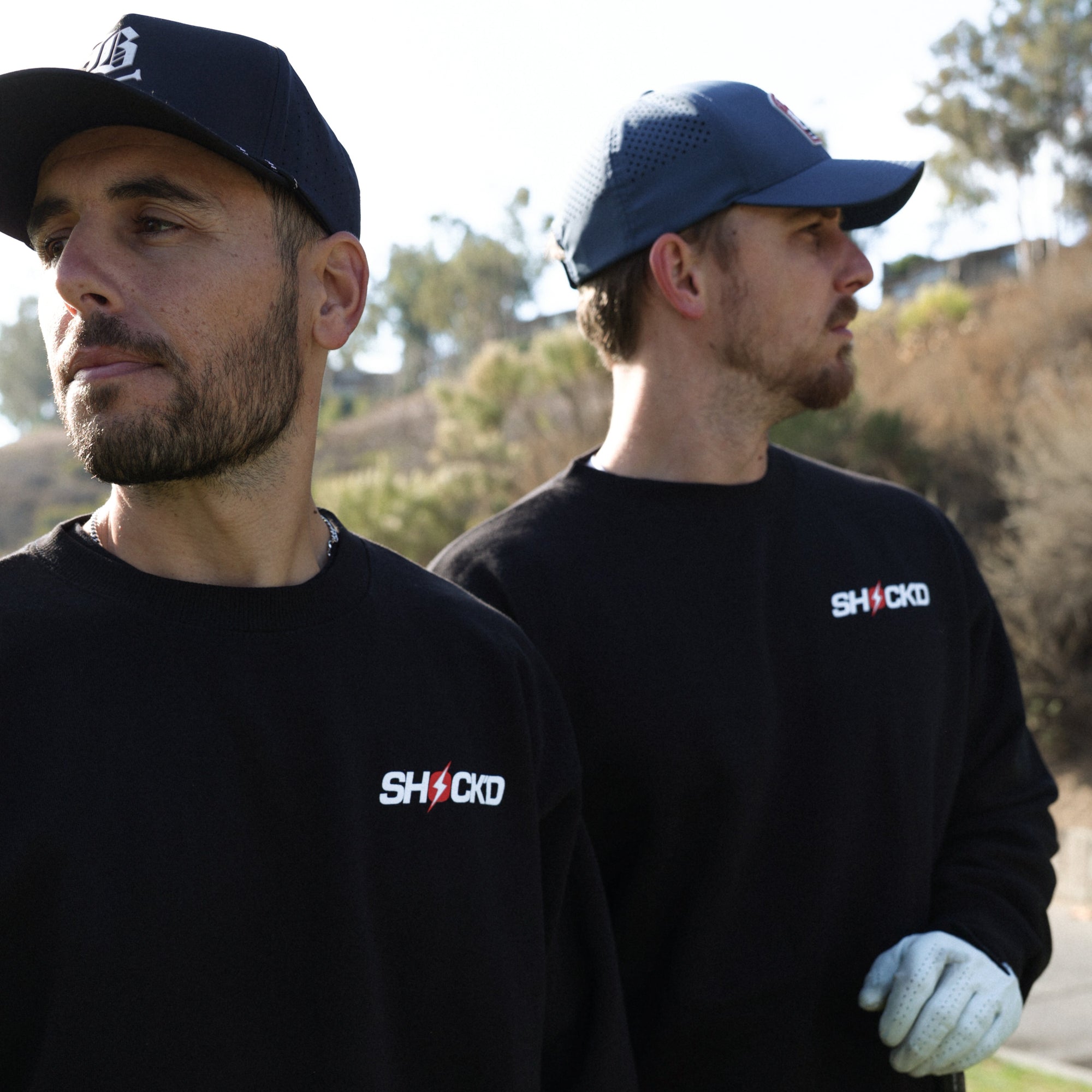 SHOCK'D golf ball in action