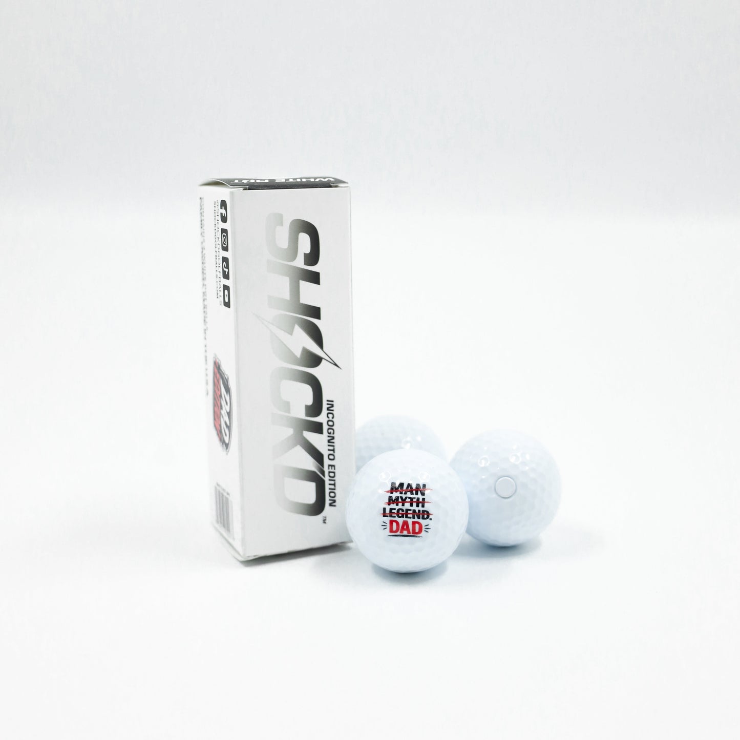 
                  
                    Dad Edition - SHOCK’D Golf Balls
                  
                