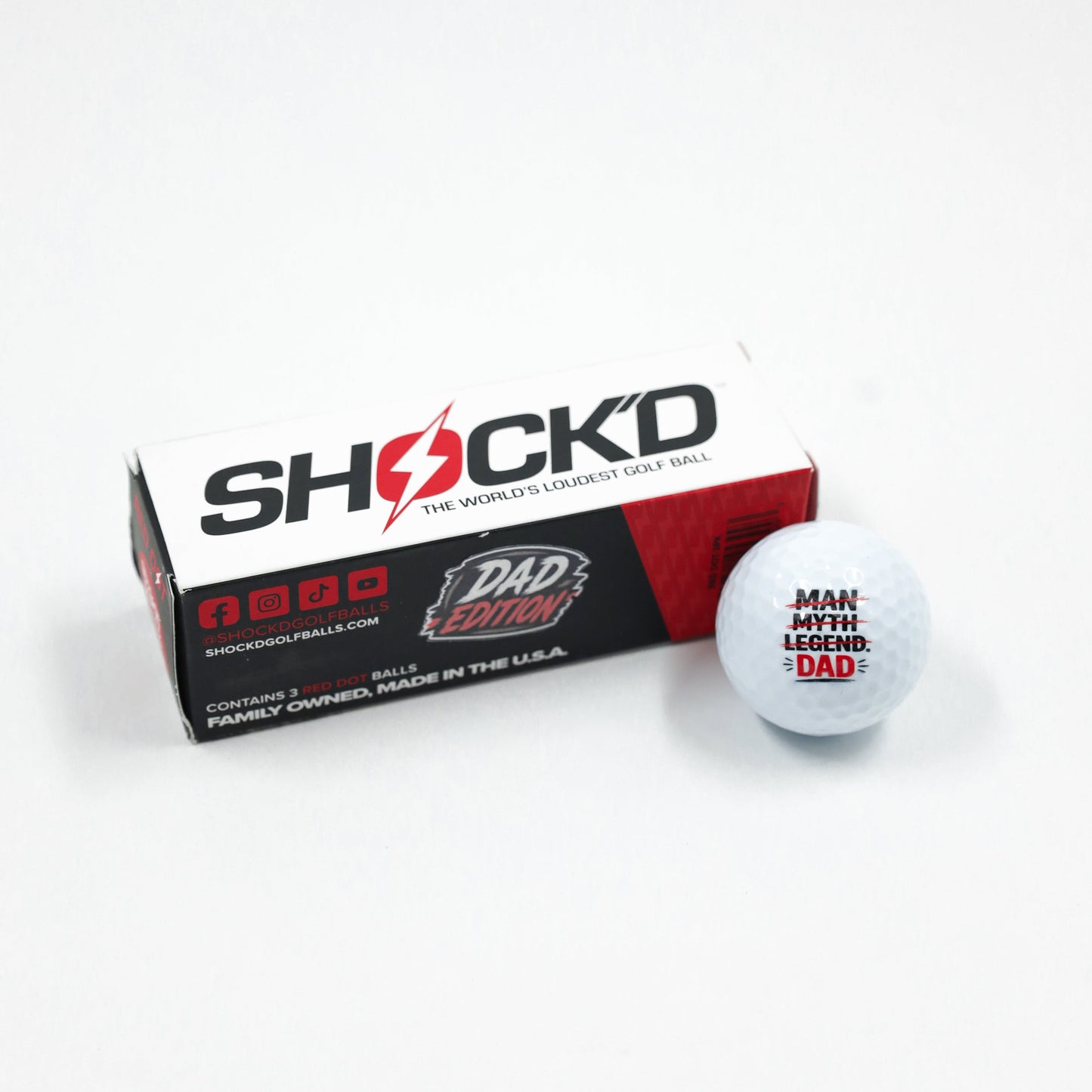 
                  
                    SHOCK'D Golf Balls
                  
                